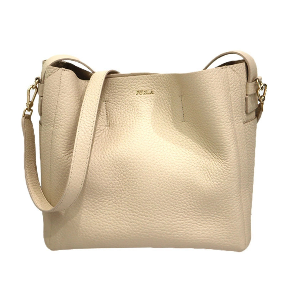 Furla Capriccio Hobo Bag Leather Beige